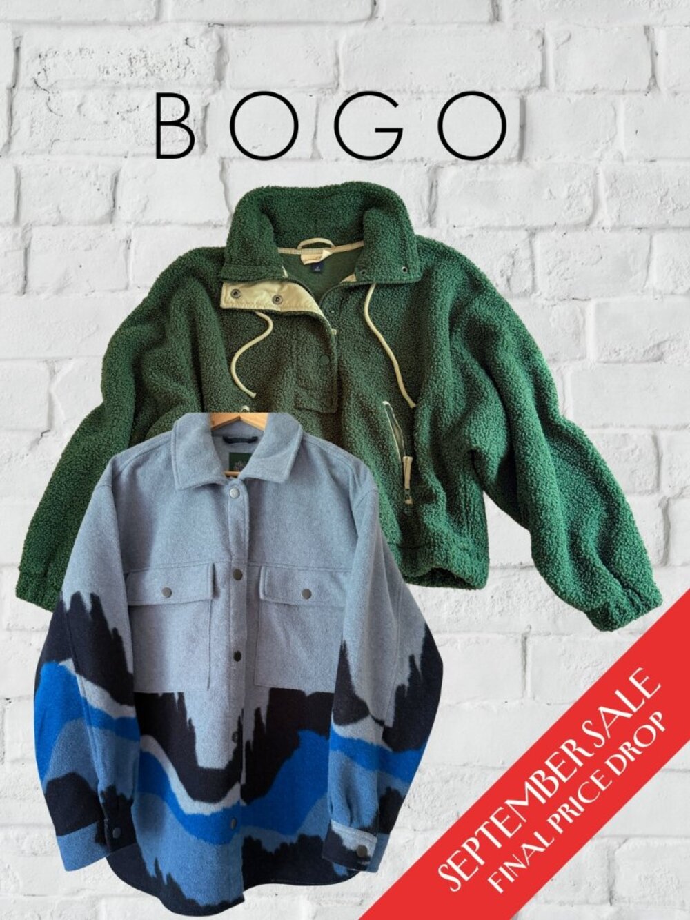 Wild Fable + Universal Thread BOGO | Mountain Shacket + Sherpa Popover | M